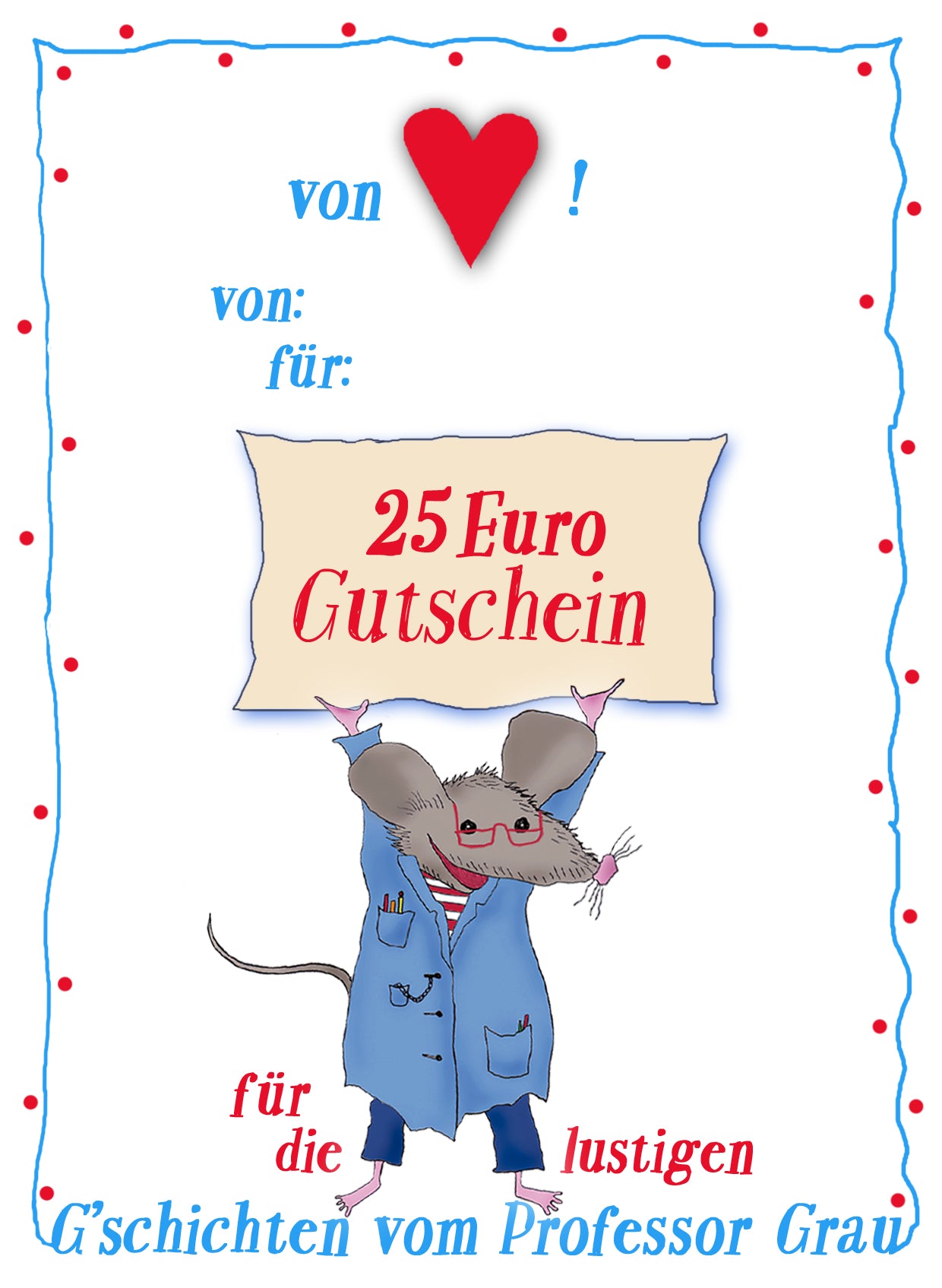 Professor Grau Geschenkgutscheine